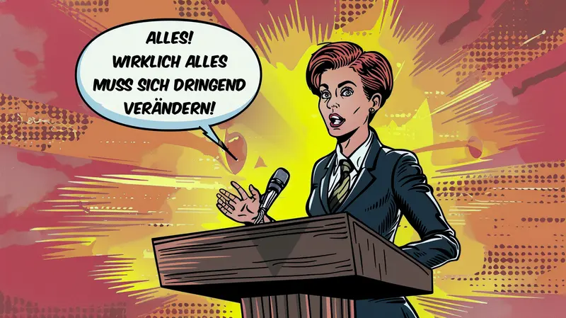 Alles muss sich dringend verändern, jetzt und sofort! Eine Rektorin ruft nach grundlegenden Veränderungen